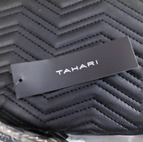 New Tahari Shoulder Strap, Tote  Handbag, Black, With Tags - Picture 7 of 7